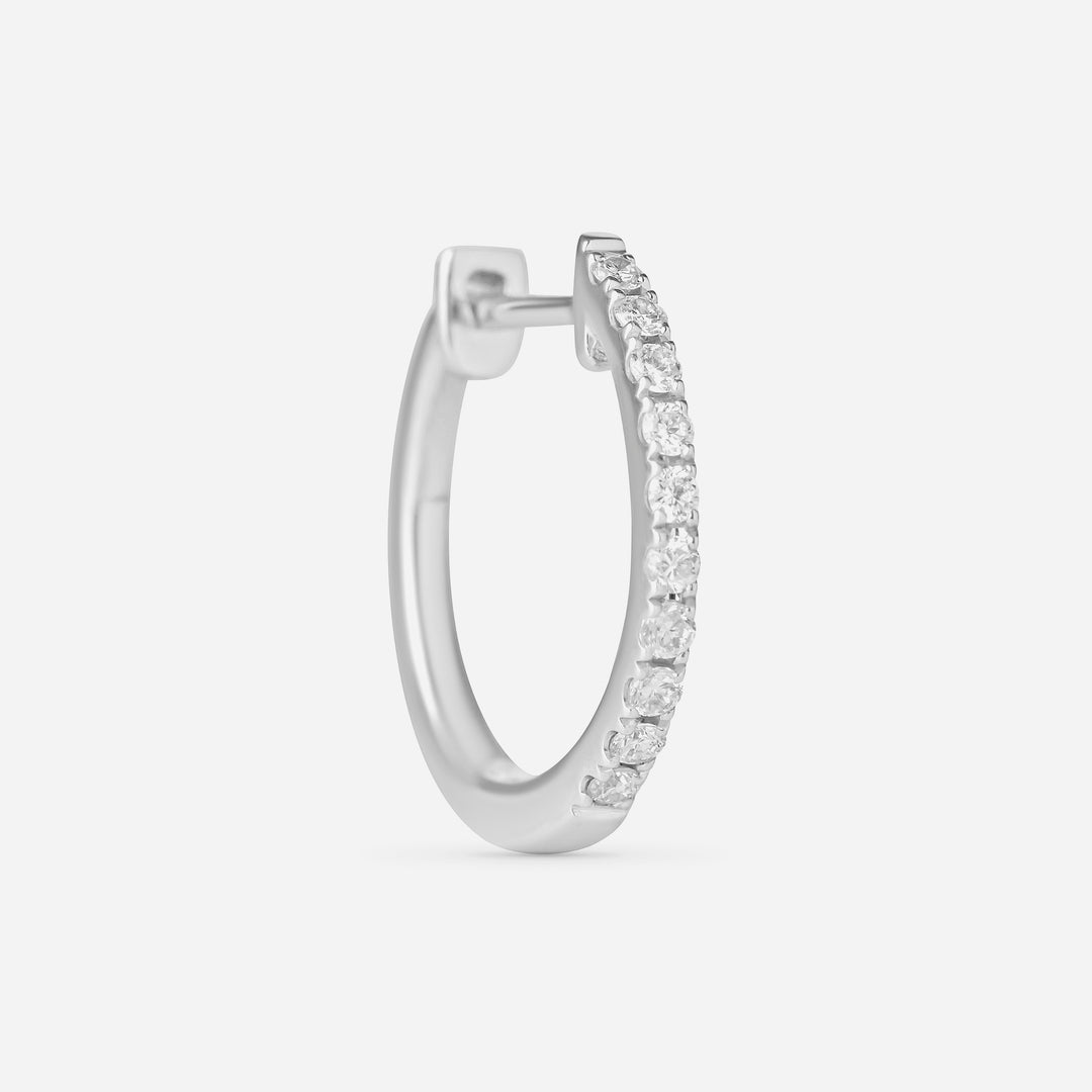 14 mm Diamond Huggies