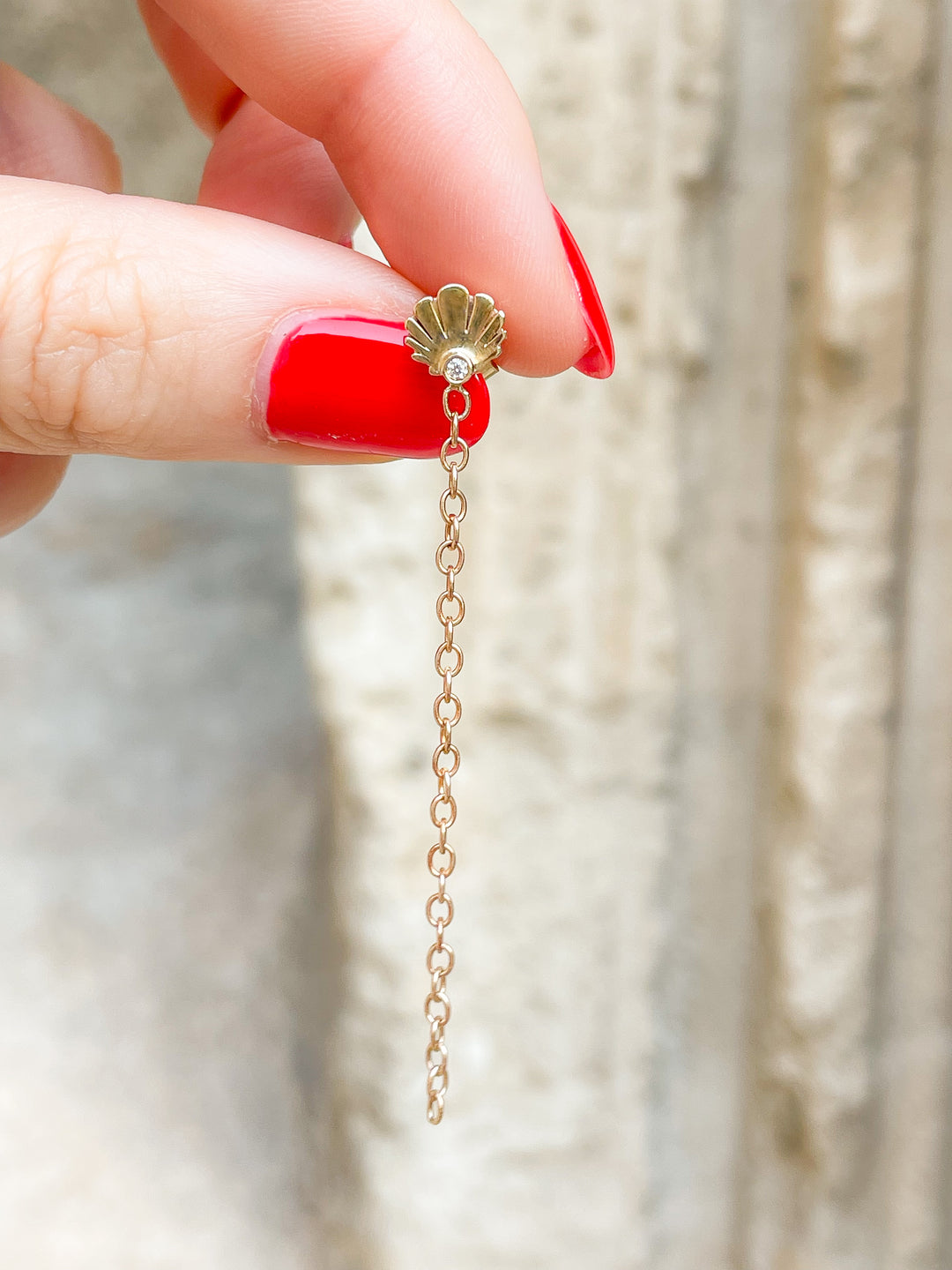Sea Shell Dangle Earring