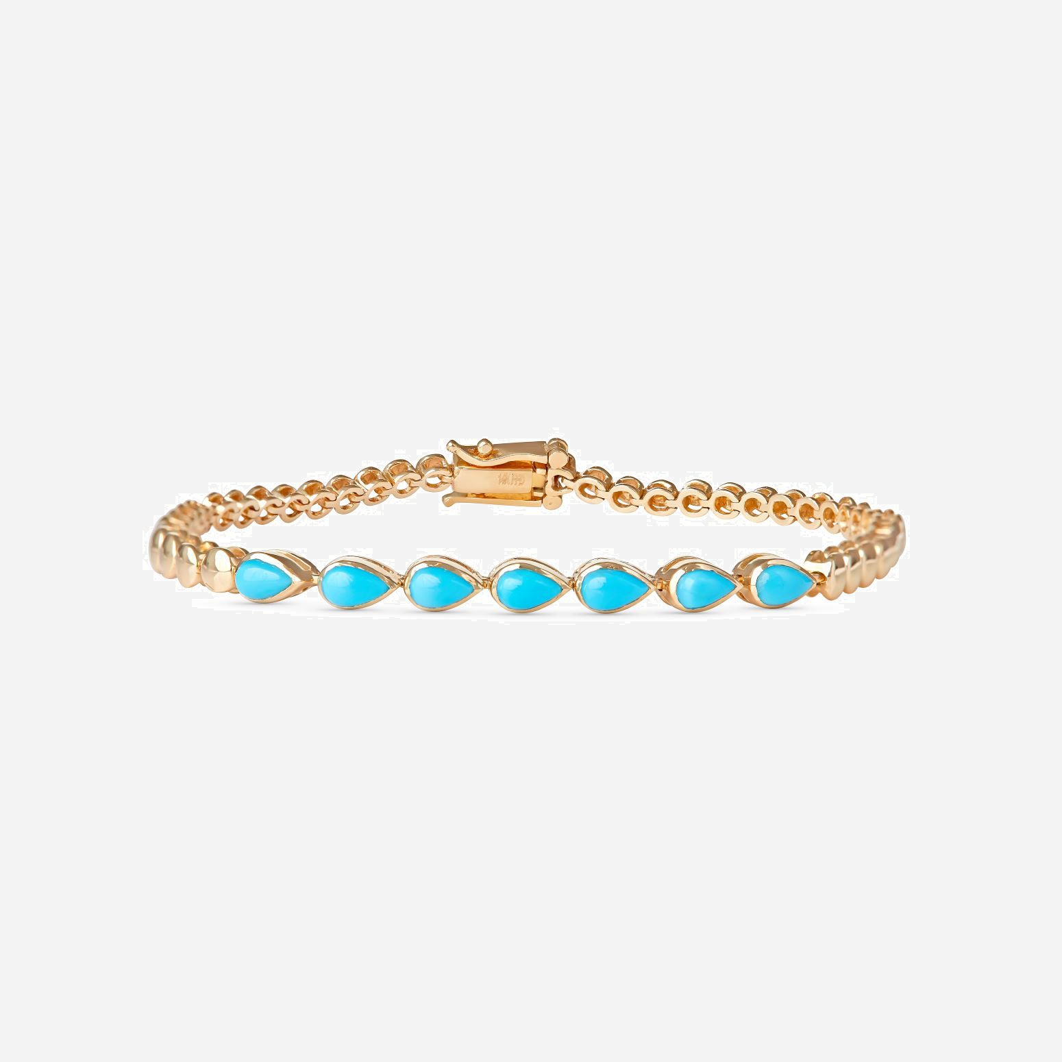 Turquoise Tennis Bracelet – ELIZABETH BUENAVENTURA