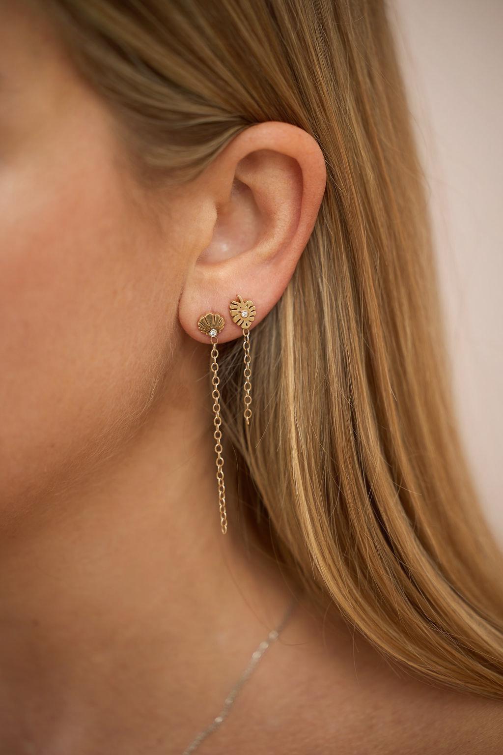 Sea Shell Dangle Earring