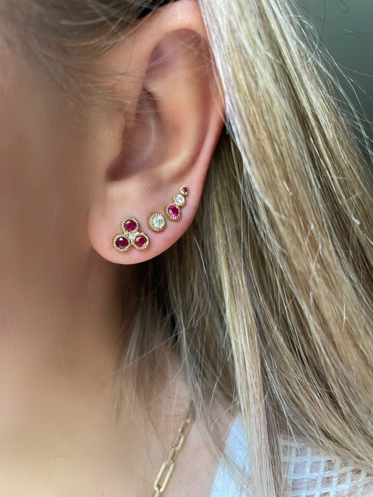 Ruby Nirvana Studs