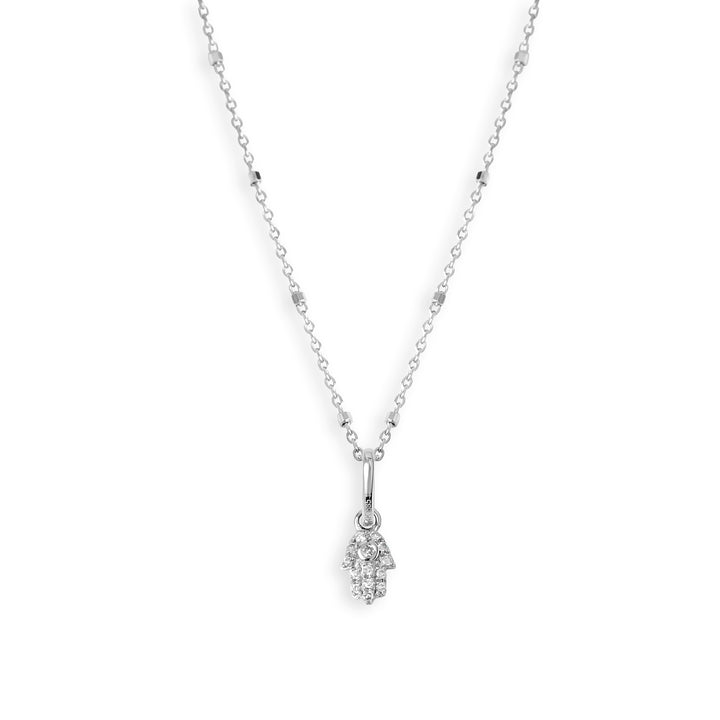 Diamond Hamsa Necklace