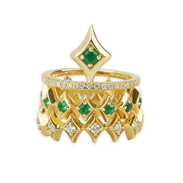 Royal Eternity Emerald Ring