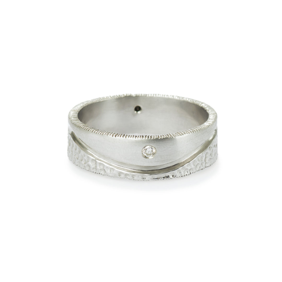Silver Men's Duality Ring