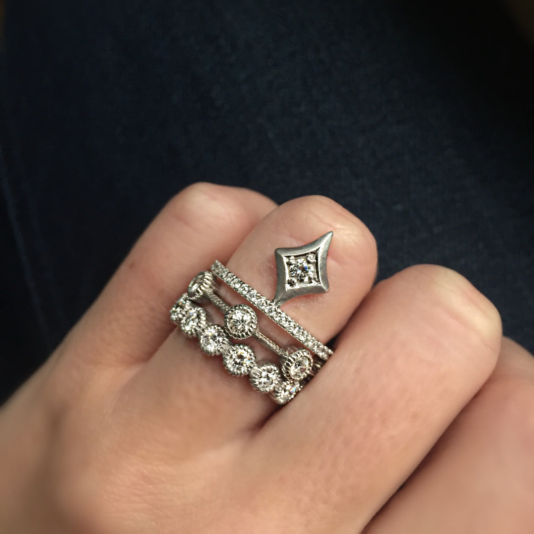 WG Diamond Beloved Eternity Ring SIZE 6 1/2