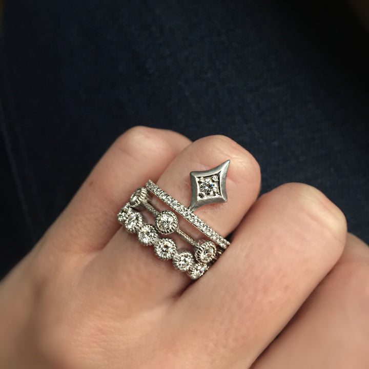 WG Diamond Beloved Eternity Ring SIZE 6 1/2