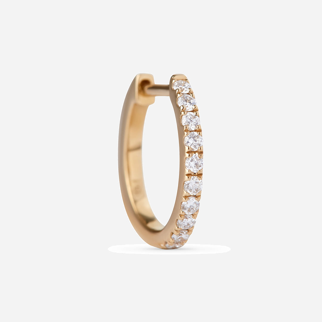 12 mm Diamond Huggie