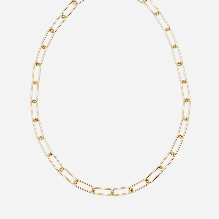 14 kt. Gold Open Paperclip Chain