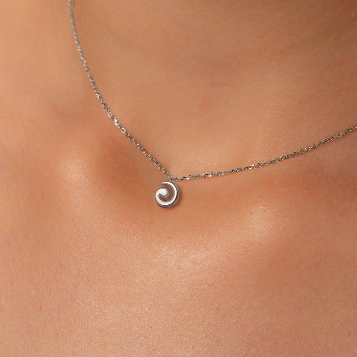 Silver Cycle Necklace