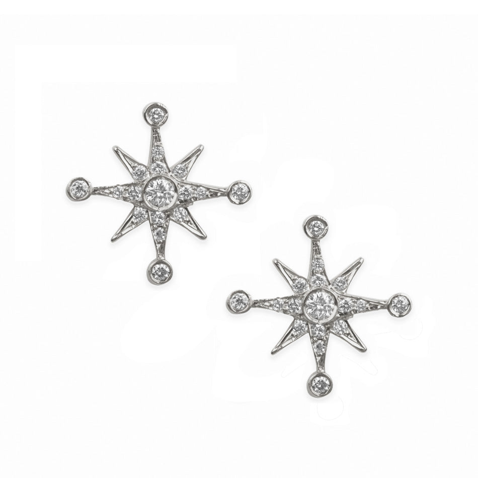 Diamond Compass Studs