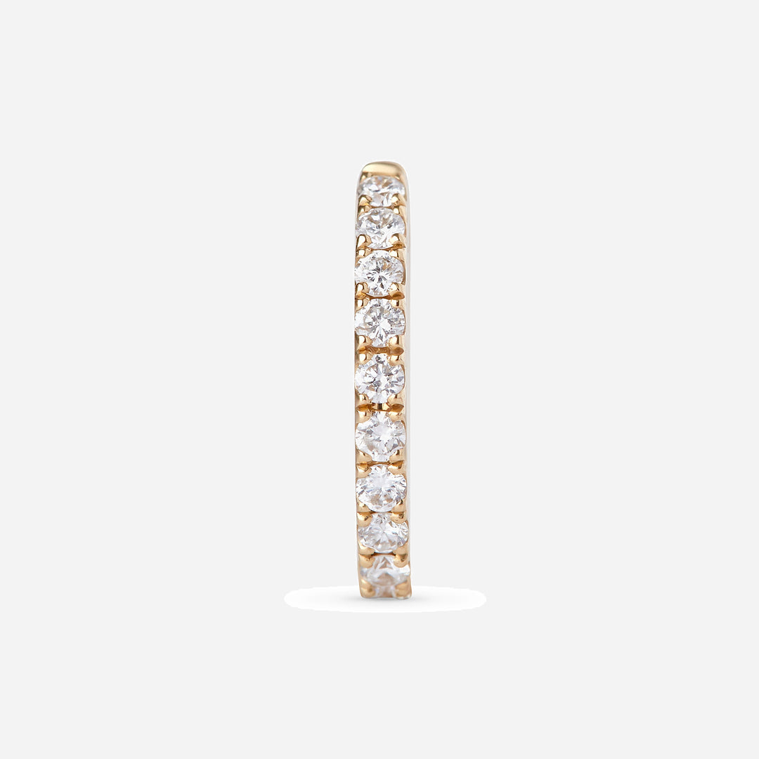 12 mm Diamond Huggie