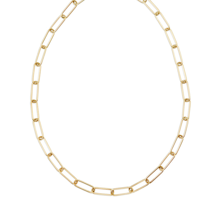 14 kt. Gold Open Paperclip Chain