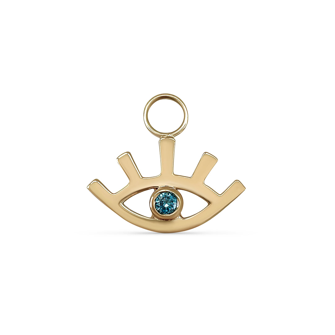 Blue Diamond Evil Eye Charm