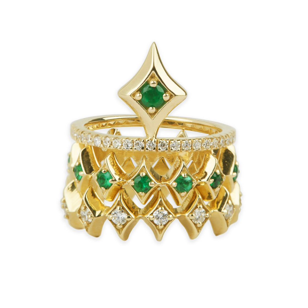 Royal Eternity Emerald Ring