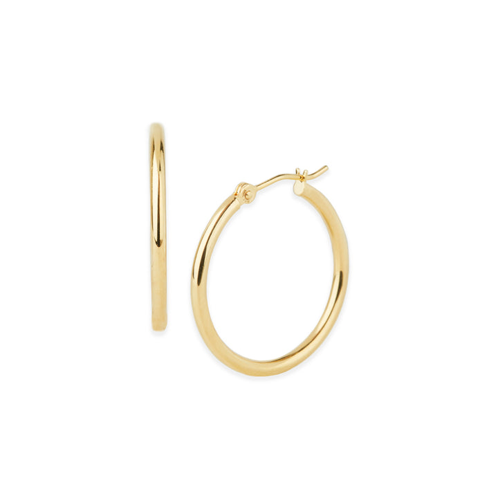 Gold Hoops Medium 2 mm