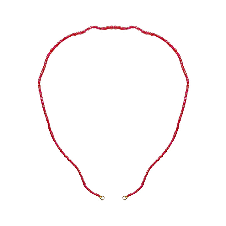 Ruby Healing Bead Necklace