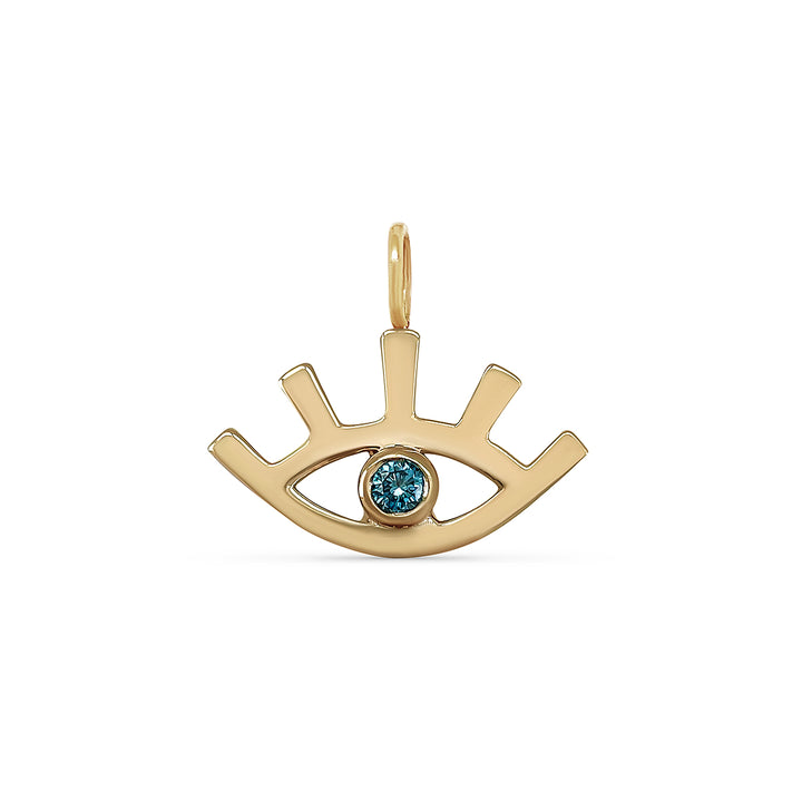 Blue Diamond Evil Eye Charm