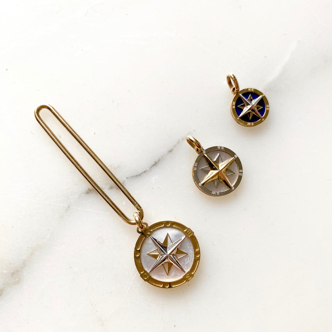 Mini Compass Medallion Necklace