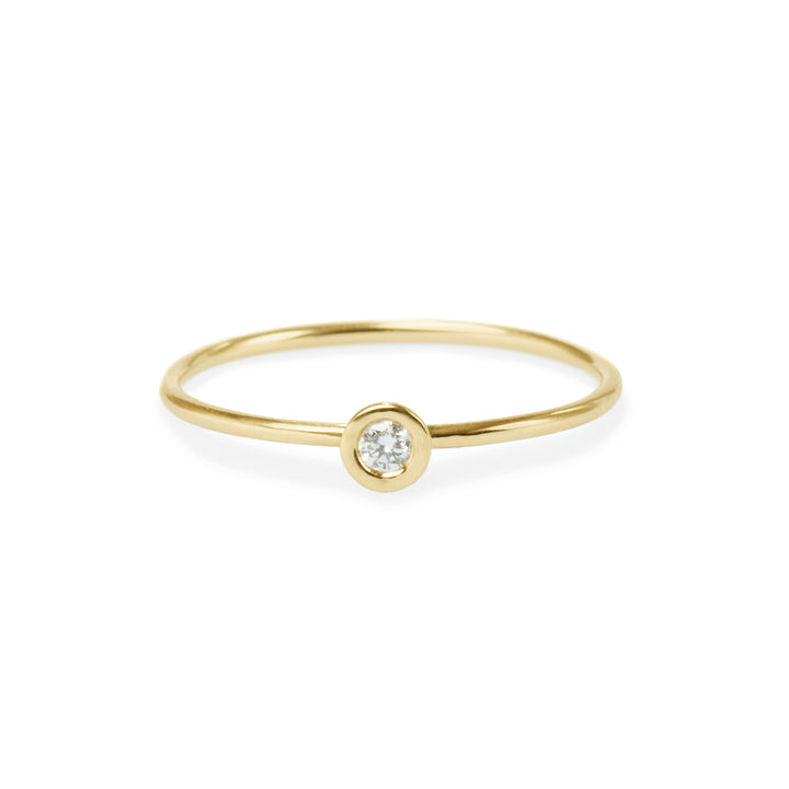 Round Diamond Friendship Ring
