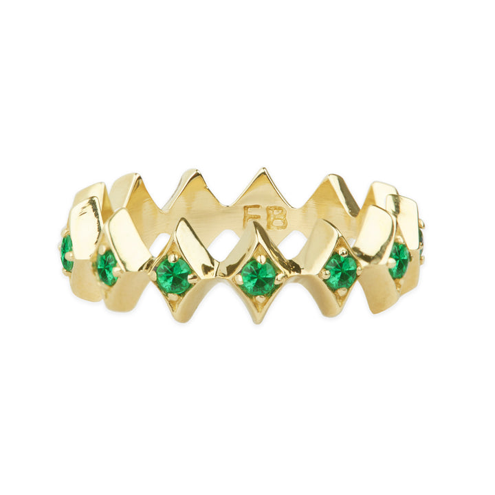 Royal Eternity Emerald Ring
